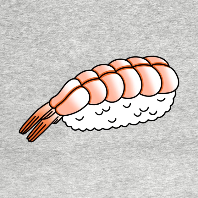 Shrimp Nigiri by drawingsbydarcy